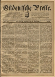 Ostdeutsche Presse. J. 22, 1898, nr 294