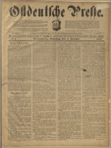 Ostdeutsche Presse. J. 23, 1899, nr 1