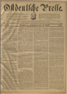 Ostdeutsche Presse. J. 23, 1899, nr 88