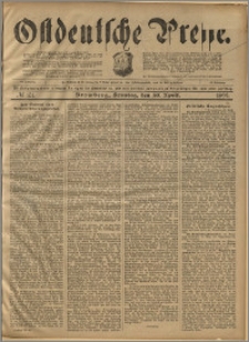 Ostdeutsche Presse. J. 23, 1899, nr 101