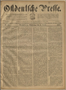 Ostdeutsche Presse. J. 23, 1899, nr 135