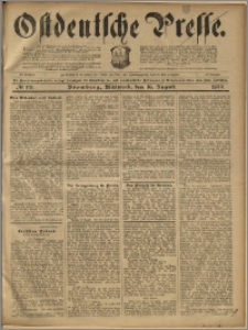 Ostdeutsche Presse. J. 23, 1899, nr 191