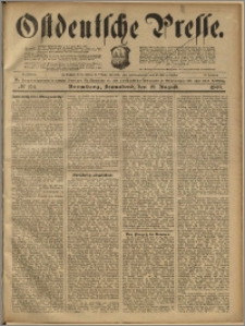 Ostdeutsche Presse. J. 23, 1899, nr 194