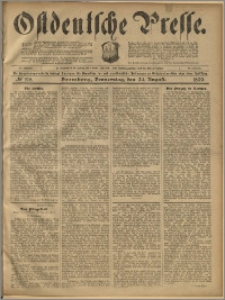 Ostdeutsche Presse. J. 23, 1899, nr 198