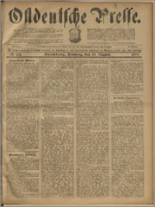 Ostdeutsche Presse. J. 23, 1899, nr 201
