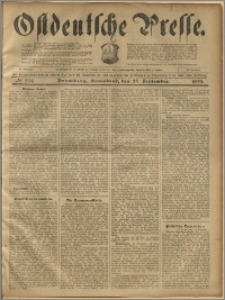 Ostdeutsche Presse. J. 23, 1899, nr 224