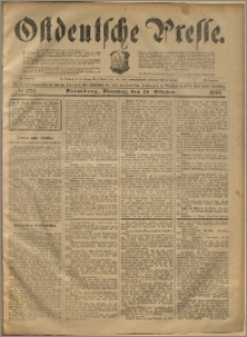 Ostdeutsche Presse. J. 23, 1899, nr 250