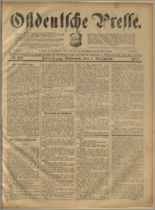 Ostdeutsche Presse. J. 23, 1899, nr 257