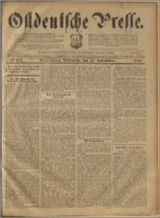Ostdeutsche Presse. J. 23, 1899, nr 275