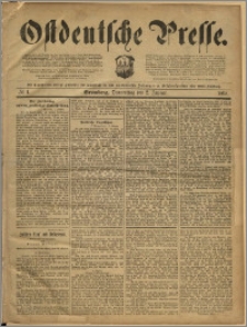 Ostdeutsche Presse. J. 14, 1890, nr 1