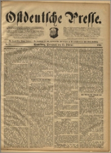 Ostdeutsche Presse. J. 14, 1890, nr 39