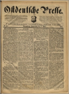 Ostdeutsche Presse. J. 14, 1890, nr 89