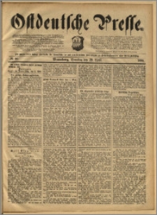 Ostdeutsche Presse. J. 14, 1890, nr 99