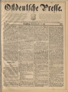 Ostdeutsche Presse. J. 14, 1890, nr 164