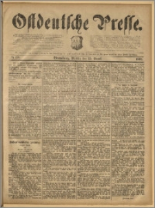 Ostdeutsche Presse. J. 14, 1890, nr 197
