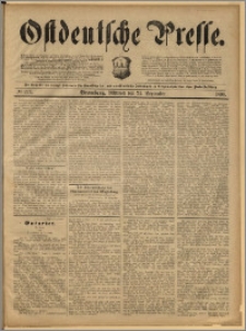 Ostdeutsche Presse. J. 14, 1890, nr 223