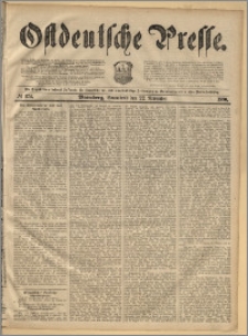 Ostdeutsche Presse. J. 14, 1890, nr 274