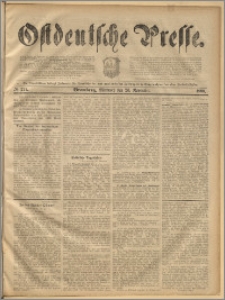 Ostdeutsche Presse. J. 14, 1890, nr 277