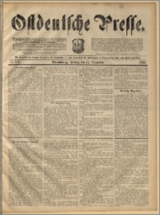 Ostdeutsche Presse. J. 14, 1890, nr 291