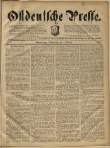 Ostdeutsche Presse. J. 16, 1892, nr 5