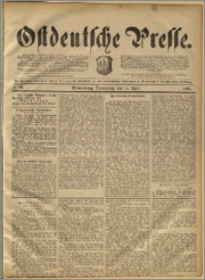 Ostdeutsche Presse. J. 16, 1892, nr 89