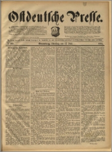 Ostdeutsche Presse. J. 16, 1892, nr 160