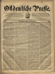 Ostdeutsche Presse. J. 16, 1892, nr 187