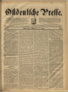 Ostdeutsche Presse. J. 16, 1892, nr 191