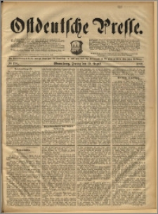 Ostdeutsche Presse. J. 16, 1892, nr 193