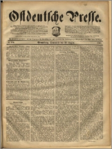 Ostdeutsche Presse. J. 16, 1892, nr 194