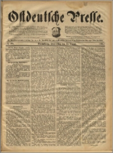 Ostdeutsche Presse. J. 16, 1892, nr 198