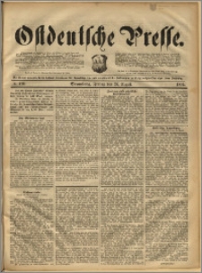 Ostdeutsche Presse. J. 16, 1892, nr 199