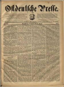 Ostdeutsche Presse. J. 16, 1892, nr 203