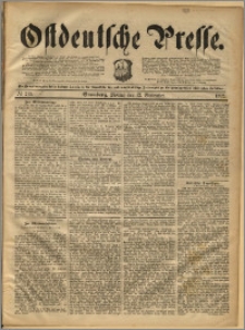 Ostdeutsche Presse. J. 16, 1892, nr 213