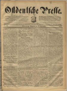 Ostdeutsche Presse. J. 16, 1892, nr 226