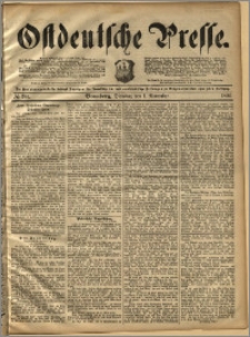 Ostdeutsche Presse. J. 16, 1892, nr 255