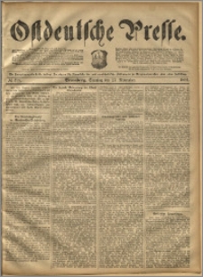 Ostdeutsche Presse. J. 16, 1892, nr 278