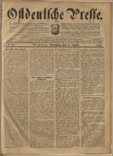Ostdeutsche Presse. J. 24, 1900, nr 78