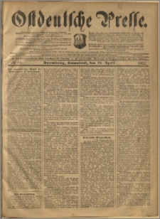 Ostdeutsche Presse. J. 24, 1900, nr 98