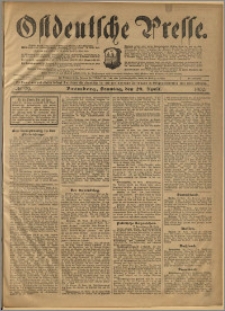 Ostdeutsche Presse. J. 24, 1900, nr 99