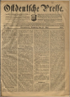 Ostdeutsche Presse. J. 24, 1900, nr 122