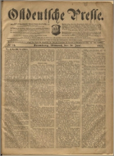 Ostdeutsche Presse. J. 24, 1900, nr 141