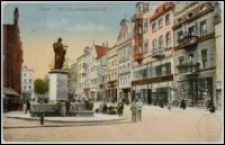 Toruń - Rynek Staromiejski z pomnikiem Mikołaja Kopernika - Thorn - Am Copernikus-Denkmal
