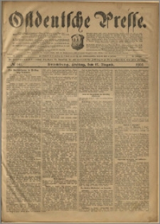 Ostdeutsche Presse. J. 24, 1900, nr 191