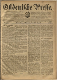 Ostdeutsche Presse. J. 24, 1900, nr 201