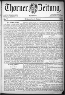 Thorner Zeitung 1878, Nro. 7