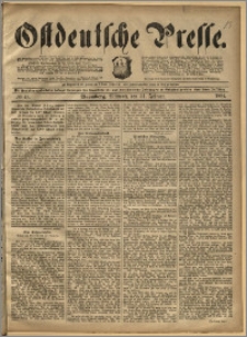 Ostdeutsche Presse. J. 18, 1894, nr 43