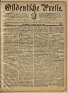 Ostdeutsche Presse. J. 18, 1894, nr 86