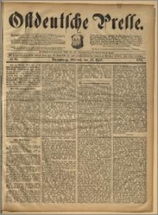 Ostdeutsche Presse. J. 18, 1894, nr 95