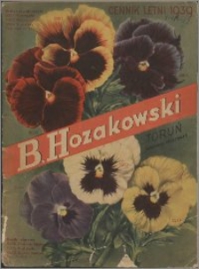 B. Hozakowski : cennik letni 1939